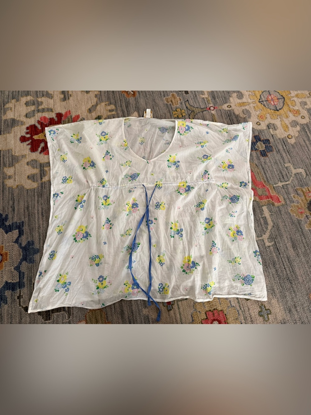 The Beaufort Bonnet Company Beach Swim Cover Up Women's One Size Floral Cotton